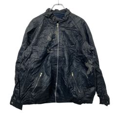 未使用タグ付 NUMERO ZERO レザージャケット L パイソン型押し 豚革