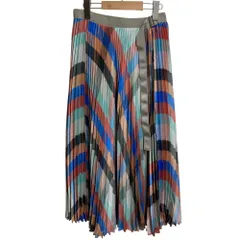【値下げ】sacai サカイ 21-22AW スカート ブルー 値下げ】sacai サカイ 21-22AW スカート ブルー