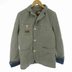 ディーゼル DIESEL カバーオール スウェットジャケット 裏地チェック アウター L グレー /MMのサムネイル