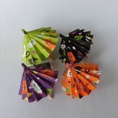 和傘　番傘　ハロウィン　4本