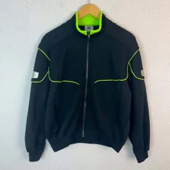 Kappa Sport カッパ 90s トラックジャケット 長袖 USA ブラック メンズ 古着 スポーツMIX　テック系　ストリート