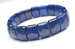 ラピスラズリ（着色）  15mm バングル パワーストーン 天然石 _RLA3408-6