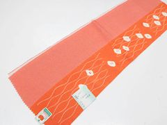 【一輝堂】【着物】和装小物　半衿　立涌に花柄　24w-11512