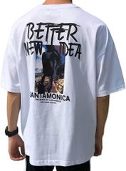 L他サイズあり新品モーションTシャツ白ブラー山田蓮ビールモザイク