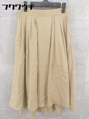 ◇ URBAN RESEARCH アーバンリサーチ ウエストゴム ロング フレア ギャザー スカート サイズFREE ベージュ レディース 【中古】 【1002798901735】