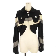 トリココムデギャルソン tricot COMME des GARCONS 変形 ニット ジャケット ブラックのサムネイル