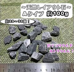 レイアウト石　Aタイプ　100g　苔テラリウム　アクアリウム