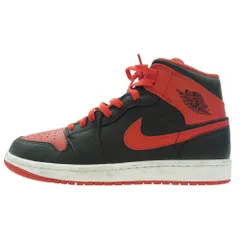 NIKE ナイキ DQ8426-060 Air Jordan 1 Mid Bred Toe エアジョーダン1 ミッド ブレッドトゥ ハイカット スニーカー 26cm【中古】