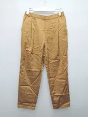 ◇ BEAUTY & YOUTH ビューティアンドユース UNITED ARROWS 光沢 スラックス パンツ サイズM キャメル系 レディース P  【1406110003723】