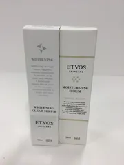 E413 ETVOS エトヴォス 薬用 ホワイトニングクリアセラムW (美白美容液) 50ml & モイスチャライジングセラム (保湿美容液) 50ml 計2点セット