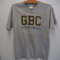 (アメリカ古着) ギルダン GILDAN "Goldey Beacom College"バレーチームロゴ Tシャツ M