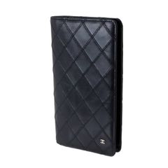 CHANEL /シャネル 二つ折り長財布 ビコローレ ブラック 16133616 シール有り IS ABランク