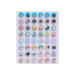 【新品】 Hotline Games マウスソール 汎用 6mm 丸型 クリスマス プレゼント かわいい 猫 デザイン マウスフィート マウススケート PTFE ラウンドエッジ加工 低摩擦 高耐久 滑り強化 静音 ゲーミング マウス ゲームにもオフィスにも最適