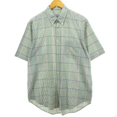 古着 ブルックスブラザーズ Brooks Brothers Est.1818 SPORT SHIRT シアサッカー 半袖 ボタンダウン ストライプシャツ/eaa486831