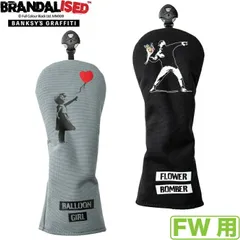 Banksy バンクシー ゴルフ BAHC-02FW フェアウェイウッド用ヘッドカバー【Flower Bomber/フラワーボンバー Balloon Girl/バルーンガール】のサムネイル