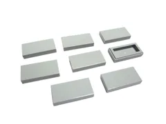 レゴ★未使用！新灰色の１×２タイル８点セット