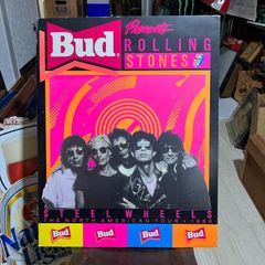 ポスター/看板】1989年 ツアーポスター Budweiser x Rolling Stones