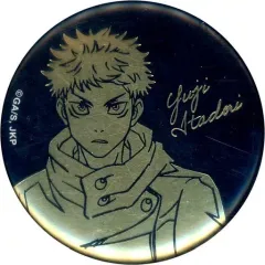 【中古】バッジ・ピンズ 虎杖悠仁(箔押し) 「呪術廻戦PLAZA in ロフト トレーディング缶バッジ ～立ち向かえ!!～ 箔押し＆線画グリッターver.」