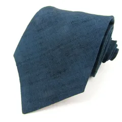 大島紬 ネクタイ ブランド パネル柄 和柄 シルク 日本製 メンズ ブルー Oshimatsumugi 【中古】