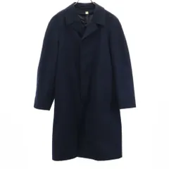 ヴィンテージ 80s ロングコート ネイビー VINTAGE メンズ
