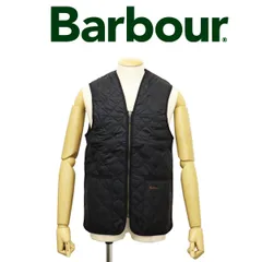 BARBOUR (バブアー バブワー) MLI0001 3955002 Quilted waistcoat zip in liner キルト ウエストコート ジップインライナー ベスト 全3色 BBR035 BLACK 38