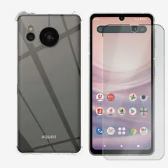 [CTA] AQUOS sense7 四隅がエアクッション構造 衝撃吸収 落下・すり傷防止/ワイヤレス充電対応/薄 カバー アクオス センス7 sense 7 SH-53C SH53C SHG10 SH-M24 AQUOSsense7 シリコン TPU素材 ソ