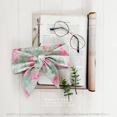 ⭐️2点売れました⭐️ ウィリアムモリス ピンパーネル ピンク グリーン 花柄 綿 夏 保冷剤 冬 カイロ ネッククーラー スカーフ