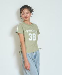 新品　ラブトキシック(Lovetoxic)　速乾ナンバーTシャツ　140㎝　150㎝　160㎝　カーキ　半袖　Tシャツ　小学生　ナンバリング