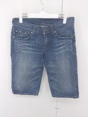 ◇ Levi's リーバイス デニム ジーンズ ハーフ パンツ サイズ28 インディゴ レディース E  【1304050015373】