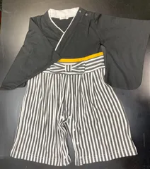 ★ 黒 ★ 70～80㎝ ★Aenak アエナック 男児はかまロンパース アエナック Aenak はかまロンパース 男児 男の子 カバーオール 袴 ロンパース ベビー服 フォーマル 和服 紋付 着物 子供服 ベビー キッズ 出産祝い お食い初め お正月 七五三