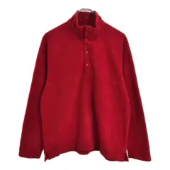 90年代 USA製 patagonia パタゴニア スナップT フリースジャケット レッド(メンズ M相当)中古 古着 U4674