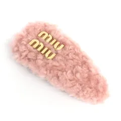 miumiu ヘアピン 薄ピンク 本物