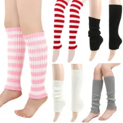 ボーダー シンプル レッグウォーマー レディース 靴下 ピンク グレー ホワイト ブラック レッド ルームウェア ルームソックス 暖かい おしゃれ テレワーク ソックス ハロウィン 通勤通学 冷え取り 防寒 可愛い かわいい 女性 春 秋 冬 白 女の子