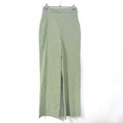 ザラ パンツ カジュアルパンツ ストレッチ ボトムス レディース XSサイズ グリーン系 ZARA 【中古】