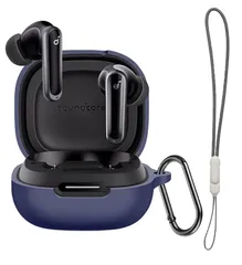 【数量限定】Anker Anker Soundcore Soundcore ケース ケース ケース 收納 男女兼用 P40i P40i 紛失防止 保護ケース 軽量小型 防震 用 用 防塵 キズ防止 保護カバー 軽量 旅行 （ブルー） 便利 シリコン収納ケース