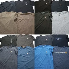 古着卸 まとめ売り ブランドMIX 半袖Tシャツ 16枚セット (メンズ 2XL ) トミージーンズ ノーティカ 中古 古着 NA6566