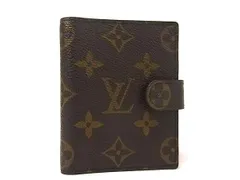 ■新品同様■ LOUIS VUITTON ルイヴィトン R20007 モノグラム アジェンダ ミニ 手帳カバー アドレス帳 ブラウン系 FA9943