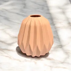 陶器 花器 鉢カバー 陶器 底穴なし 口内寸4cm 高さ15cm