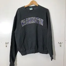 champion/チャンピオン 90's ECO FLEECE カレッジロゴ ９０年代 スウェット トレーナー ワシントン大学ビンテージ 90's Nicaragga製 メンズM グレー