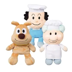 セガトイズ アンパンマンプリちぃビーンズSPlusぬいぐるみ 3個セットめいけんチーズ バタコさん ジャムおじさん 