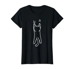 レディース Cute Funny Cat かわいい面白い猫 Tシャツ