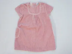プチバトー petit bateau アウトレット 子供服 女の子 6M 約 60cm 70cm ベビー服 半袖 ワンピース ピンク コーデュロイ 秋 冬 ★3 冬服 ガールズ キッズ ベビー 【中古】 ユーズド 古着 子ども服 こども