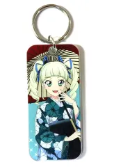 【中古】キーホルダー 藤堂ユリカ(背景模様) 「アイカツ! 10th STORY ～未来へのSTARWAY～ in 浅草花やしき 描き下ろし 袴ver. トレーディングアクリルキータグ」
