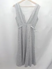 ◇ ⊂ JILL by JILLSTUART チェック柄 フロントジップ ロング ジャンパースカート サイズS グレー レディース E  【1501230044004】のサムネイル
