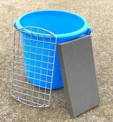 ユニックス UNIX ネット スポンジ バケツ3点セット 野球用 グランド備品 雨水 水たまり 排水 吸水 グラウンド整備 グランド 水はけ 屋外競技 ラグビー サッカー  BX8731 -