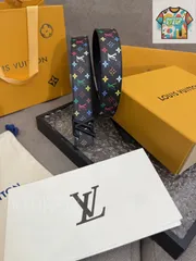 【今日特価】LV × Murakami トリコロールベルト-1