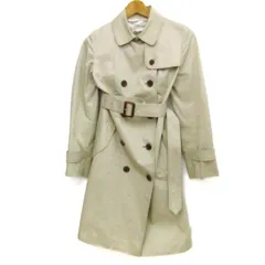 組曲 トレンチコート アウター ロングコート レディース 1サイズ ベージュ KUMIKYOKU 【中古】