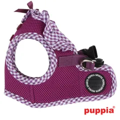 ペット用品 犬 ハーネス 犬用胴輪 PUPPIAパピア VIVIEN HARNESS B パープル（3カラー）4サイズ