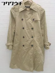 ■ ◎ ADAM ET ROPE アダムエロペ ライナー ウエストベルト付 長袖 トレンチ コート サイズ36 ベージュ レディース  【1102240011613】