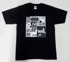 【中古】衣類 ギター声優 Tシャツ ブラック×ホワイト Sサイズ 「MARINE SUPERNOVA LIVE 2020」 事前通販限定